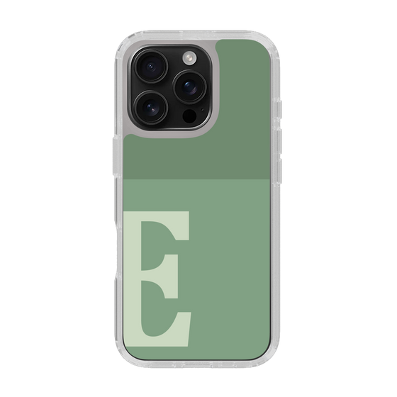 Slim Protection Case［ オリジナル - initial two tone - E green ］