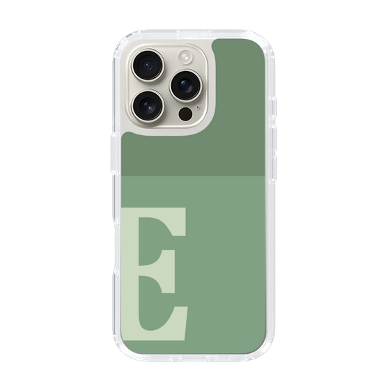 Slim Protection Case［ オリジナル - initial two tone - E green ］