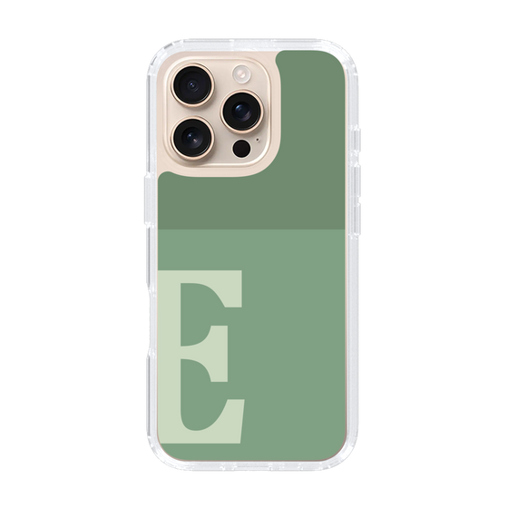 Slim Protection Case［ オリジナル - initial two tone - E green ］