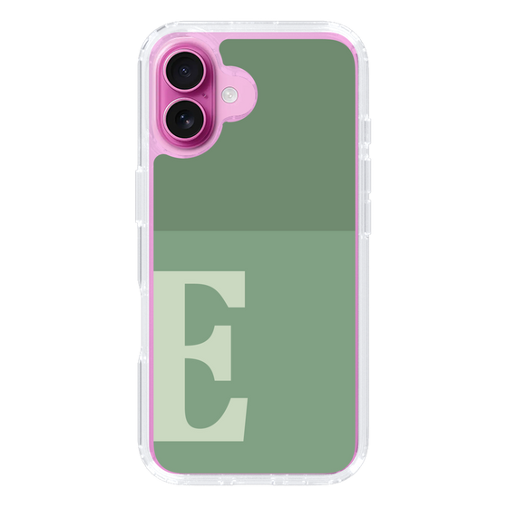 Slim Protection Case［ オリジナル - initial two tone - E green ］