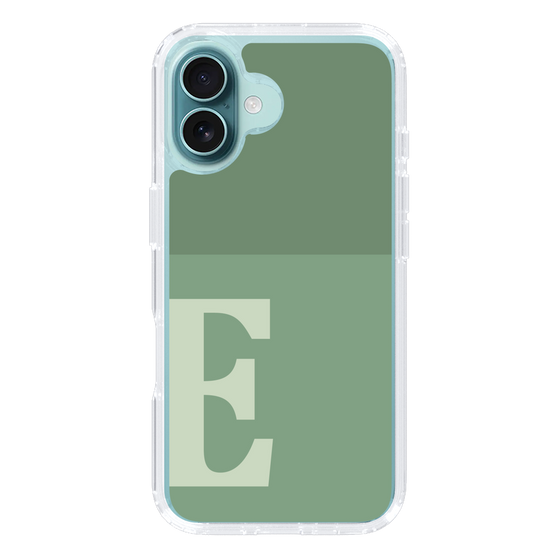 Slim Protection Case［ オリジナル - initial two tone - E green ］