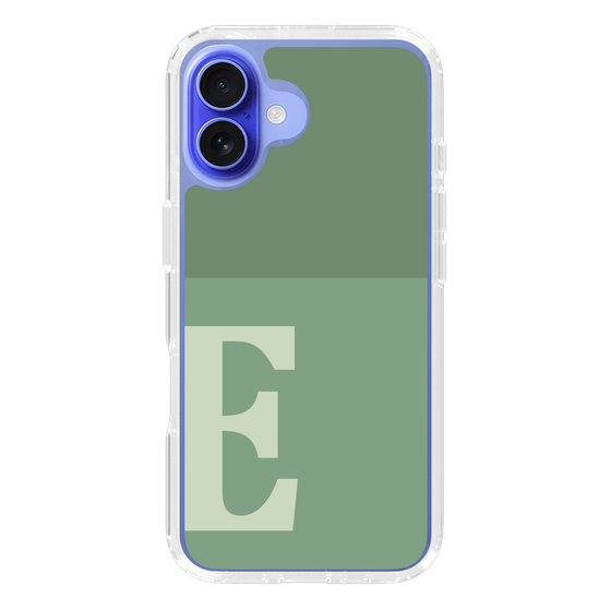 Slim Protection Case［ オリジナル - initial two tone - E green ］