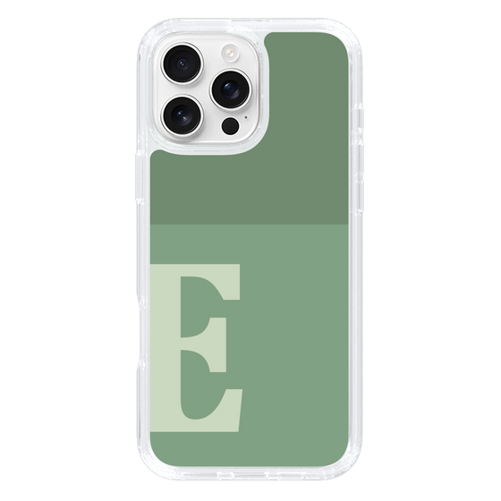 Slim Protection Case［ オリジナル - initial two tone - E green ］