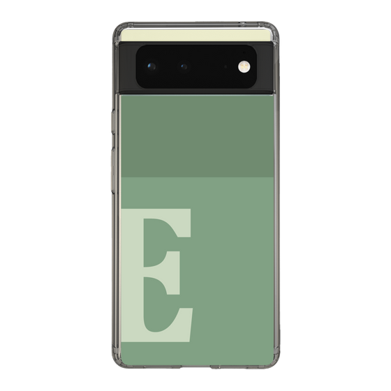 Slim Protection Case［ Original - initial two tone - E green ］