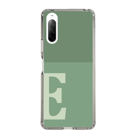 Slim Protection Case［ Original - initial two tone - E green ］