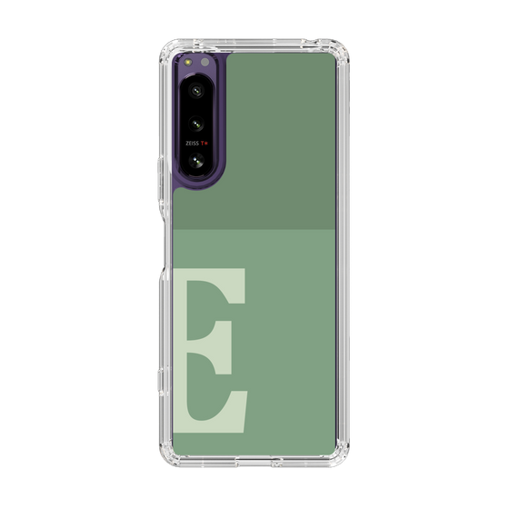 Slim Protection Case［ Original - initial two tone - E green ］
