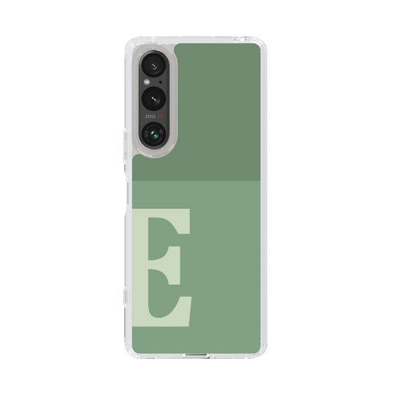 Slim Protection Case［ Original - initial two tone - E green ］