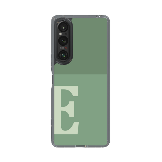 Slim Protection Case［ Original - initial two tone - E green ］