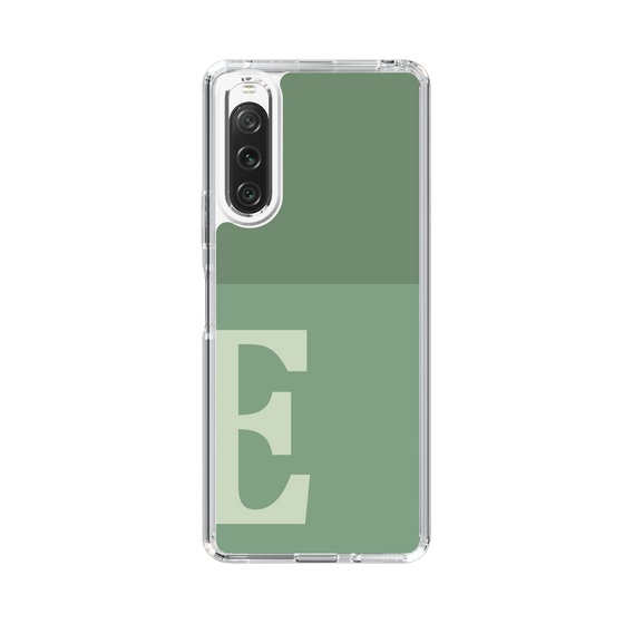 Slim Protection Case［ Original - initial two tone - E green ］