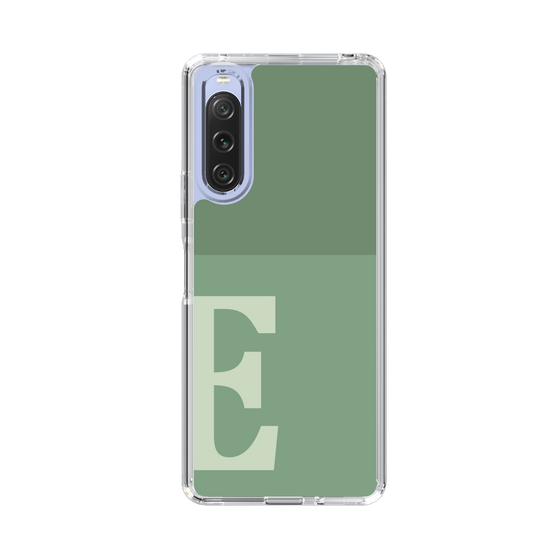 Slim Protection Case［ Original - initial two tone - E green ］
