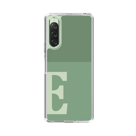Slim Protection Case［ Original - initial two tone - E green ］