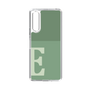 Slim Protection Case［ Original - initial two tone - E green ］