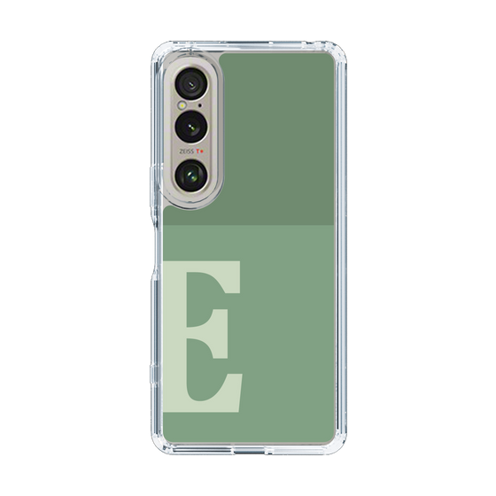 Slim Protection Case［ Original - initial two tone - E green ］