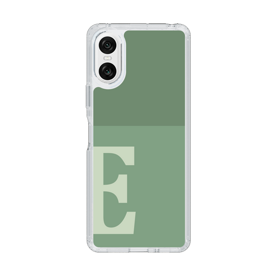 Slim Protection Case［ Original - initial two tone - E green ］