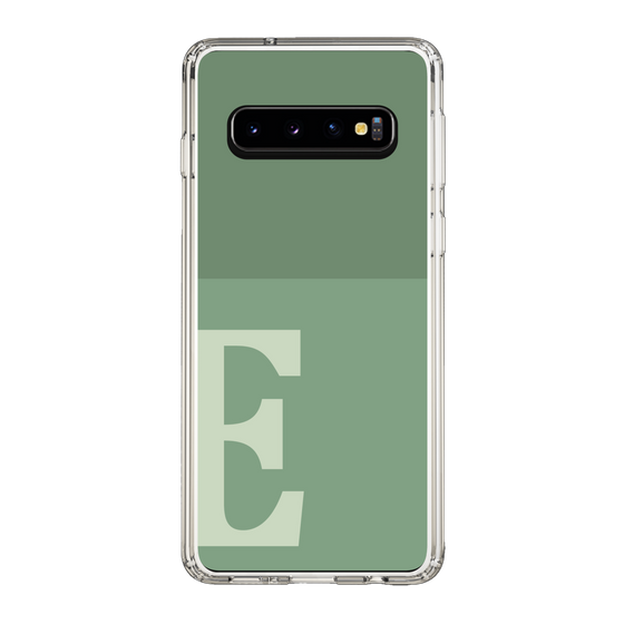 Slim Protection Case［ Original - initial two tone - E green ］