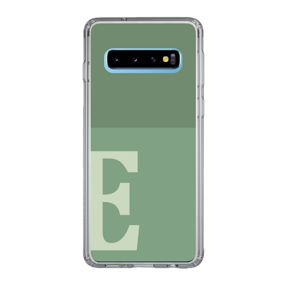 Slim Protection Case［ Original - initial two tone - E green ］