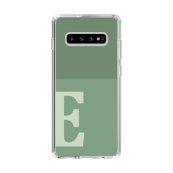Slim Protection Case［ Original - initial two tone - E green ］