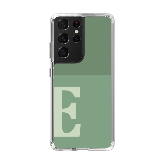 Slim Protection Case［ Original - initial two tone - E green ］
