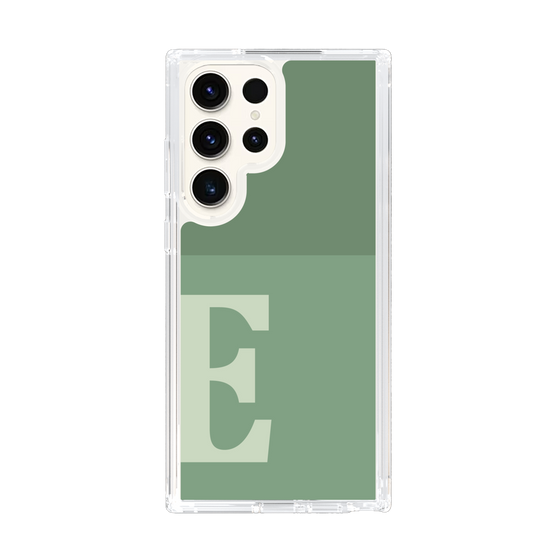 Slim Protection Case［ Original - initial two tone - E green ］