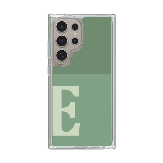 Slim Protection Case［ Original - initial two tone - E green ］