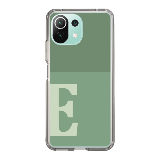Slim Protection Case［ Original - initial two tone - E green ］