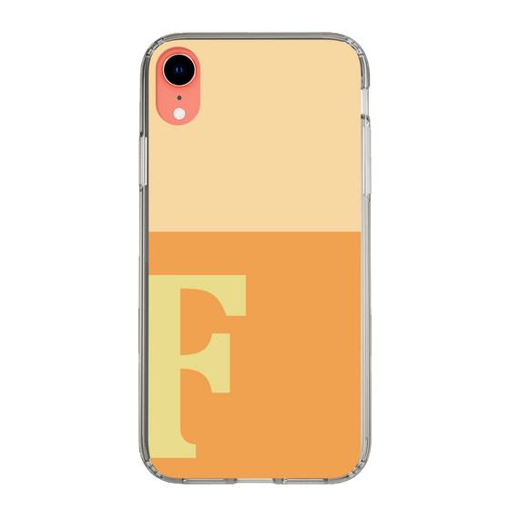 Slim Protection Case［ Original - initial two tone - F orange ］
