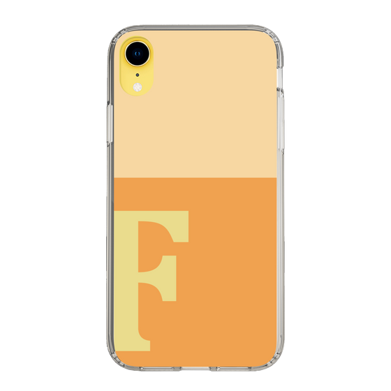 Slim Protection Case［ Original - initial two tone - F orange ］