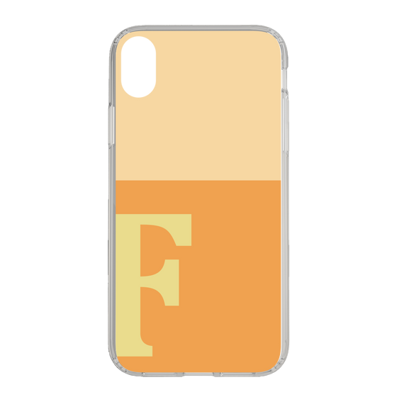 Slim Protection Case［ Original - initial two tone - F orange ］