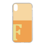 Slim Protection Case［ Original - initial two tone - F orange ］