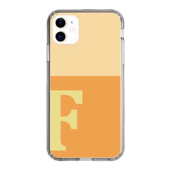 Slim Protection Case［ Original - initial two tone - F orange ］