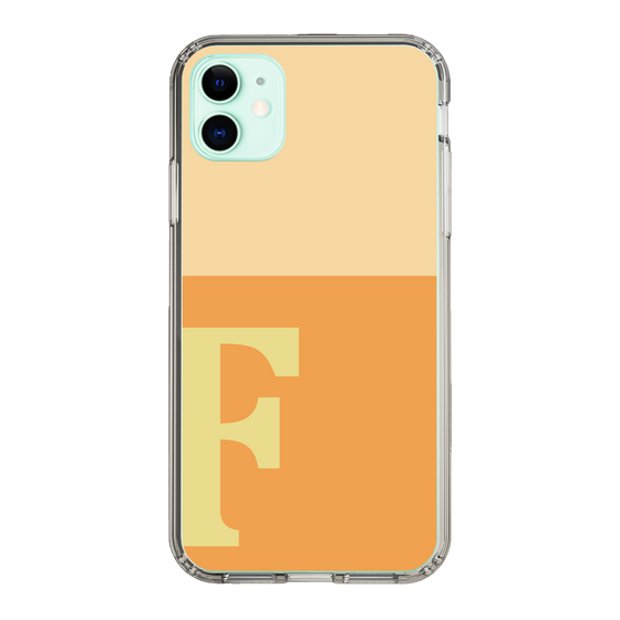 Slim Protection Case［ Original - initial two tone - F orange ］