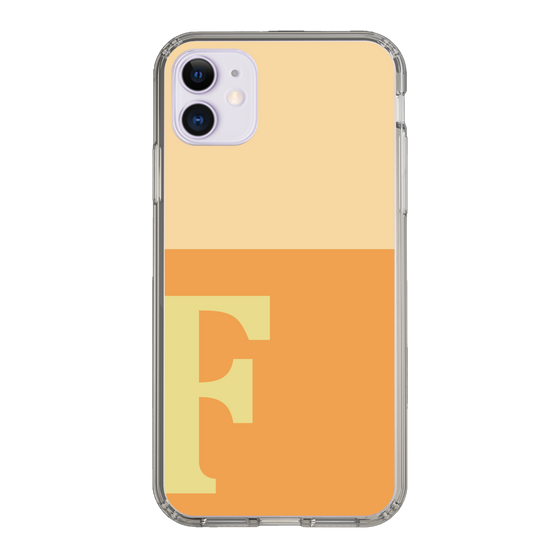 Slim Protection Case［ Original - initial two tone - F orange ］