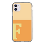 Slim Protection Case［ Original - initial two tone - F orange ］