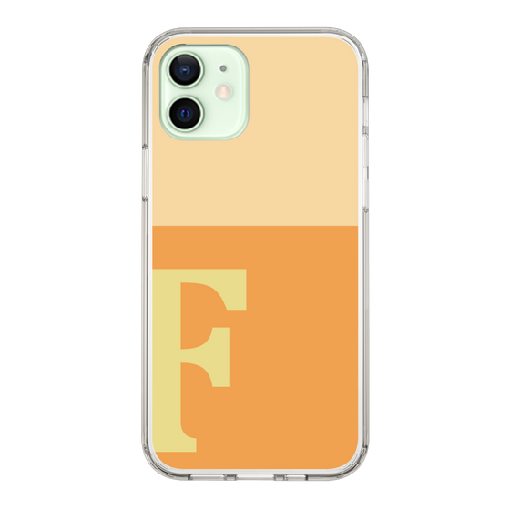 Slim Protection Case［ Original - initial two tone - F orange ］