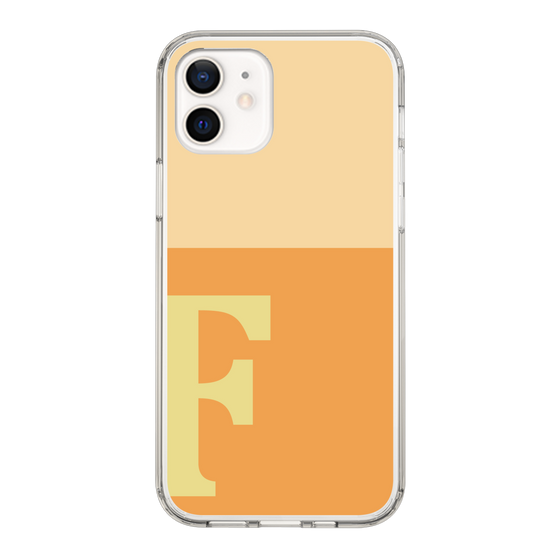 Slim Protection Case［ Original - initial two tone - F orange ］