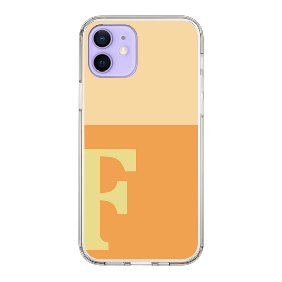 Slim Protection Case［ Original - initial two tone - F orange ］