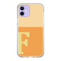 Slim Protection Case［ Original - initial two tone - F orange ］