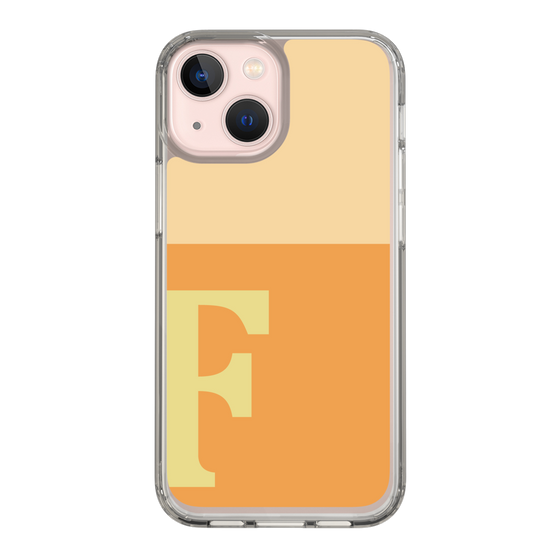 Slim Protection Case［ Original - initial two tone - F orange ］