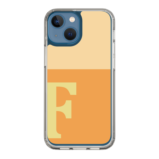 Slim Protection Case［ Original - initial two tone - F orange ］