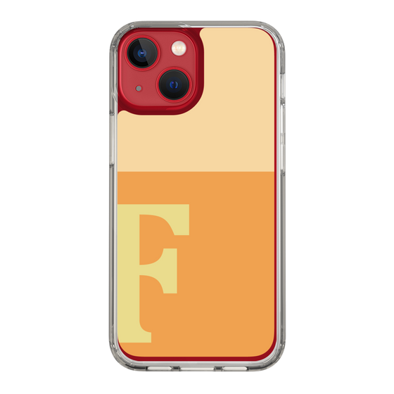 Slim Protection Case［ Original - initial two tone - F orange ］