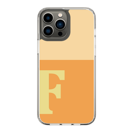 Slim Protection Case［ Original - initial two tone - F orange ］