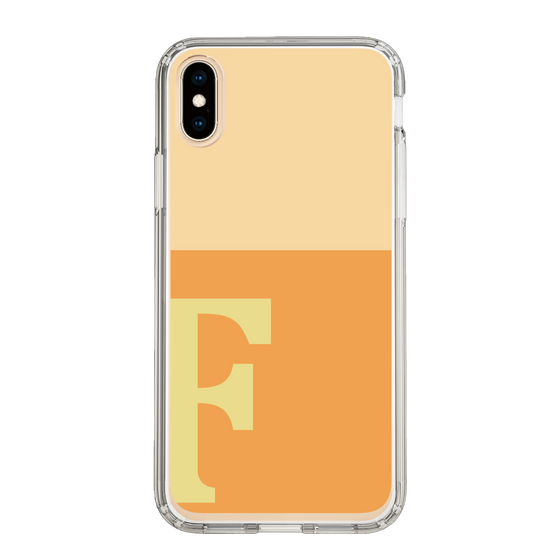 Slim Protection Case［ Original - initial two tone - F orange ］