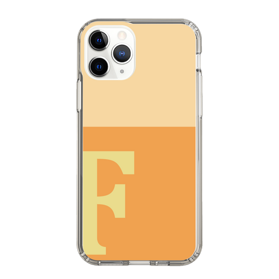 Slim Protection Case［ Original - initial two tone - F orange ］