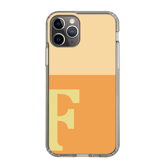 Slim Protection Case［ Original - initial two tone - F orange ］