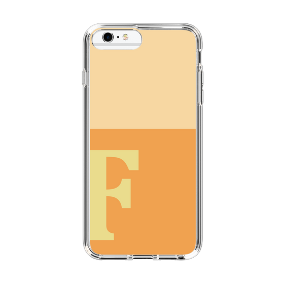 Slim Protection Case［ Original - initial two tone - F orange ］