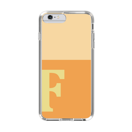 Slim Protection Case［ Original - initial two tone - F orange ］