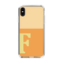Slim Protection Case［ Original - initial two tone - F orange ］