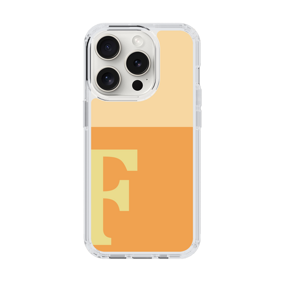 Slim Protection Case［ Original - initial two tone - F orange ］