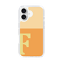 Slim Protection Case［ オリジナル - initial two tone - F orange ］