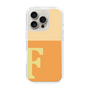Slim Protection Case［ オリジナル - initial two tone - F orange ］